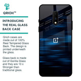 Blue Rough Abstract Glass Case for OnePlus 7