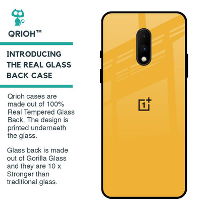 Fluorescent Yellow Glass case for OnePlus 7