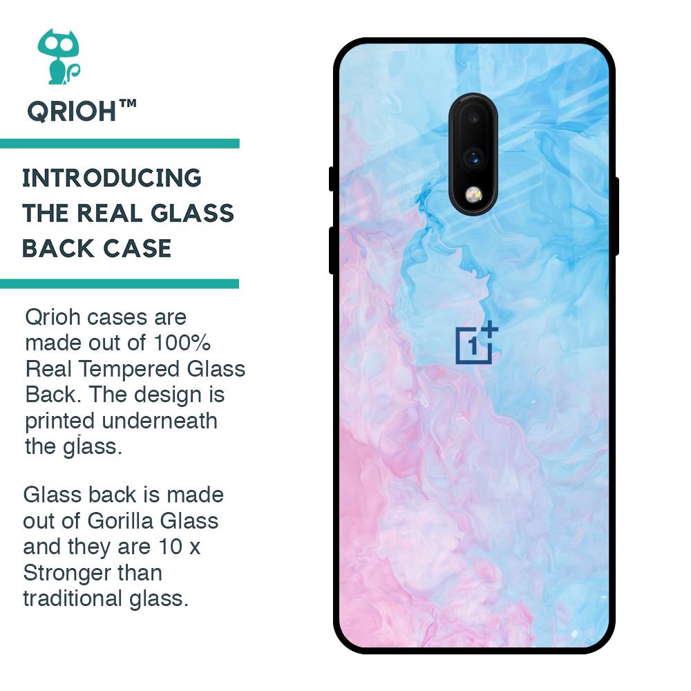Mixed Watercolor Glass Case for OnePlus 7