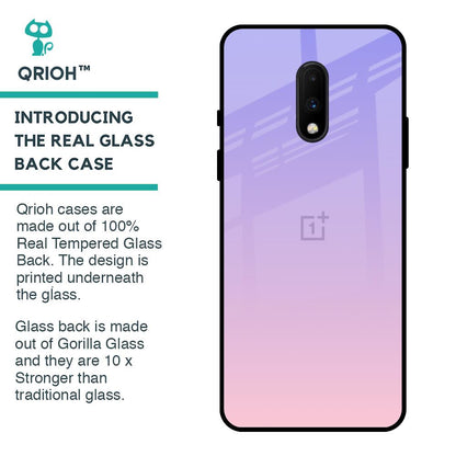 Lavender Gradient Glass Case for OnePlus 7