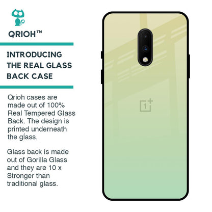 Mint Green Gradient Glass Case for OnePlus 7
