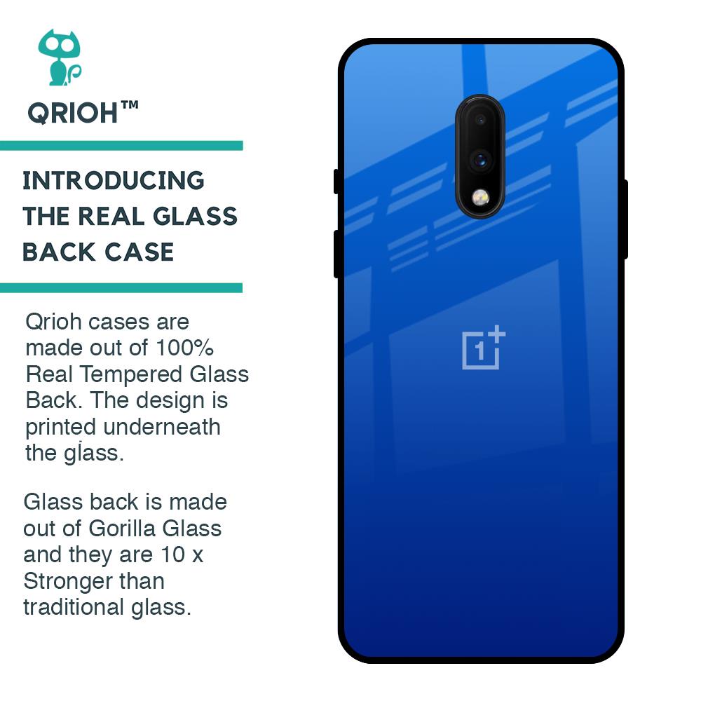 Egyptian Blue Glass Case for OnePlus 7