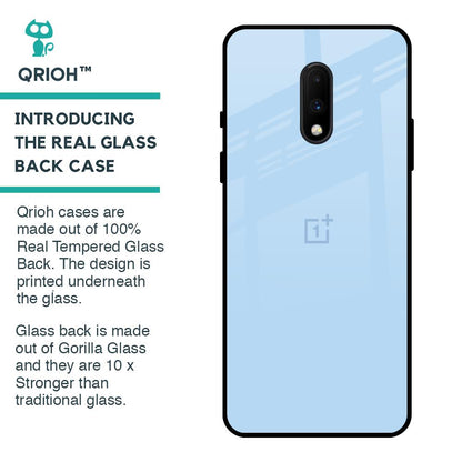 Pastel Sky Blue Glass Case for OnePlus 7