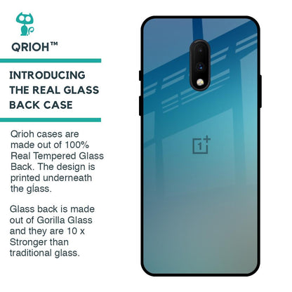 Sea Theme Gradient Glass Case for OnePlus 7