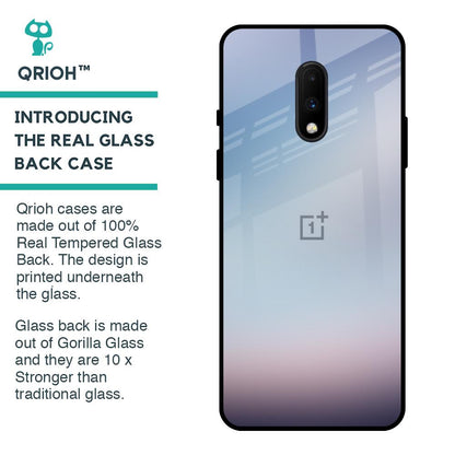 Light Sky Texture Glass Case for OnePlus 7
