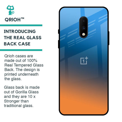 Sunset Of Ocean Glass Case for OnePlus 7