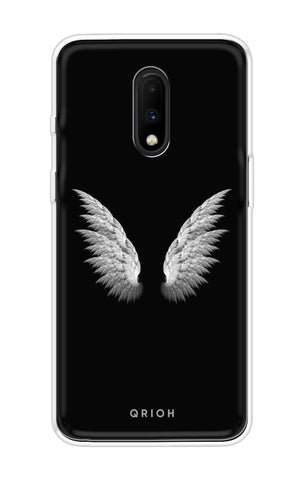 White Angel Wings OnePlus 7 Back Cover