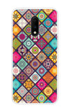 Multicolor Mandala OnePlus 7 Back Cover
