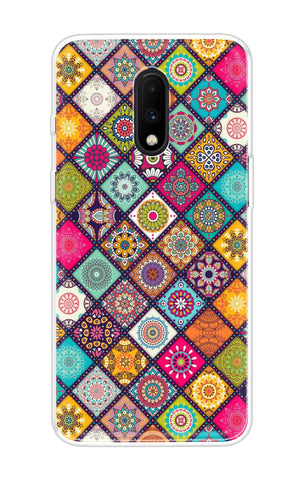 Multicolor Mandala OnePlus 7 Back Cover
