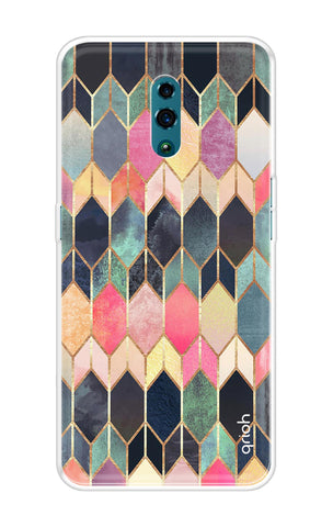 Shimmery Pattern Oppo Reno Back Cover