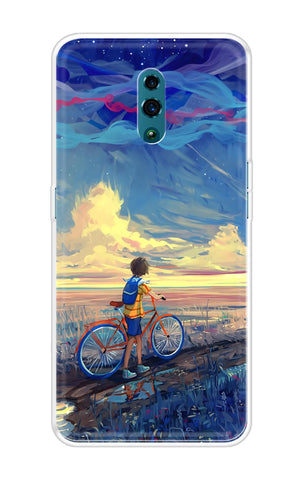 Riding Bicycle to Dreamland Oppo Reno Back Cover
