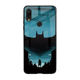 Cyan Bat Xiaomi Redmi Note 7S Glass Back Cover Online