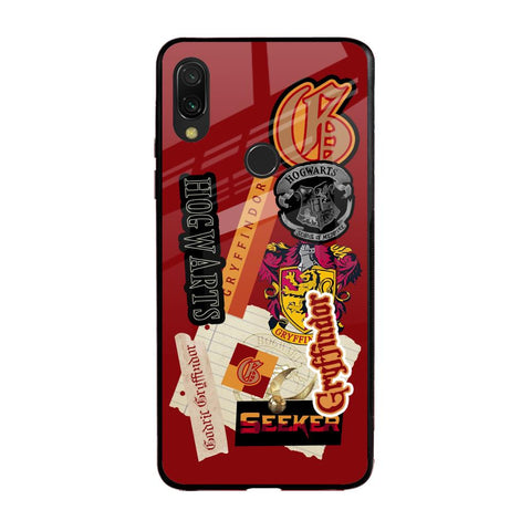 Gryffindor Xiaomi Redmi Note 7S Glass Back Cover Online