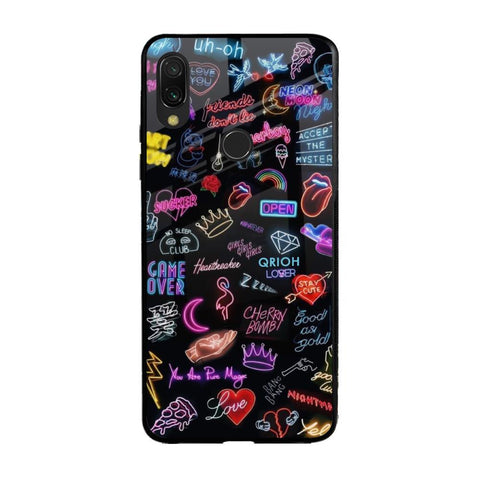 Accept The Mystery Mi Redmi Note 7S Glass Cases & Covers Online