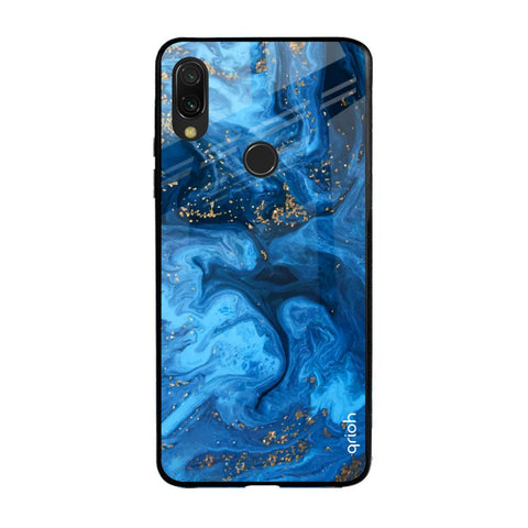 Gold Sprinkle Xiaomi Redmi Note 7S Glass Back Cover Online