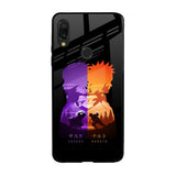 Minimalist Anime Xiaomi Redmi Note 7S Glass Back Cover Online