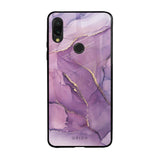 Purple Gold Marble Xiaomi Redmi Note 7S Glass Back Cover Online
