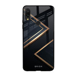 Sleek Golden & Navy Xiaomi Redmi Note 7S Glass Back Cover Online