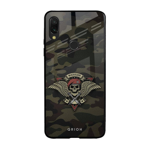 Army Warrior Xiaomi Redmi Note 7S Glass Back Cover Online