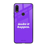 Make it Happen Xiaomi Redmi Note 7S Glass Back Cover Online