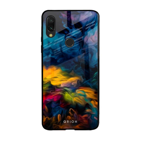 Multicolor Oil Painting Xiaomi Redmi Note 7S Glass Back Cover Online