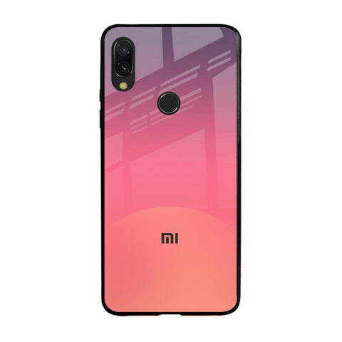 Sunset Orange Xiaomi Redmi Note 7S Glass Cases & Covers Online