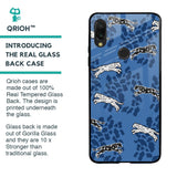 Blue Cheetah Glass Case for Xiaomi Redmi Note 7S