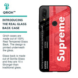 Supreme Ticket Glass Case for Xiaomi Redmi Note 7S