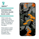 Camouflage Orange Glass Case For Xiaomi Redmi Note 7S