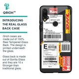Cool Barcode Label Glass case For Xiaomi Redmi Note 7S