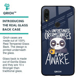 Struggling Panda Glass Case for Xiaomi Redmi Note 7S