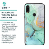 Green Marble Glass case for Xiaomi Redmi Note 7S