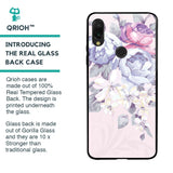 Elegant Floral Glass case for Xiaomi Redmi Note 7S