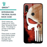 Red Skull Glass Case for Xiaomi Redmi Note 7S