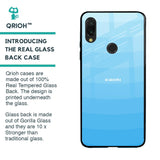 Wavy Blue Pattern Glass Case for Xiaomi Redmi Note 7S