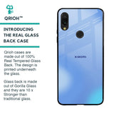 Vibrant Blue Texture Glass Case for Xiaomi Redmi Note 7S