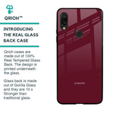 Classic Burgundy Glass Case for Xiaomi Redmi Note 7S