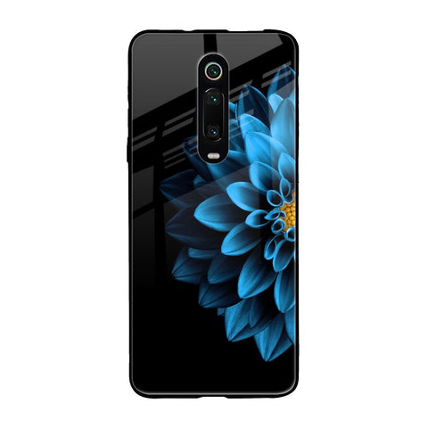 Half Blue Flower Xiaomi Redmi K20 Glass Back Cover Online