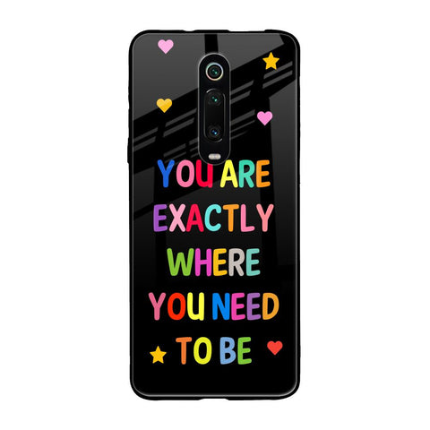 Magical Words Xiaomi Redmi K20 Glass Back Cover Online