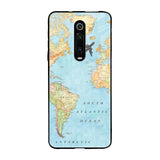 Travel Map Xiaomi Redmi K20 Glass Back Cover Online