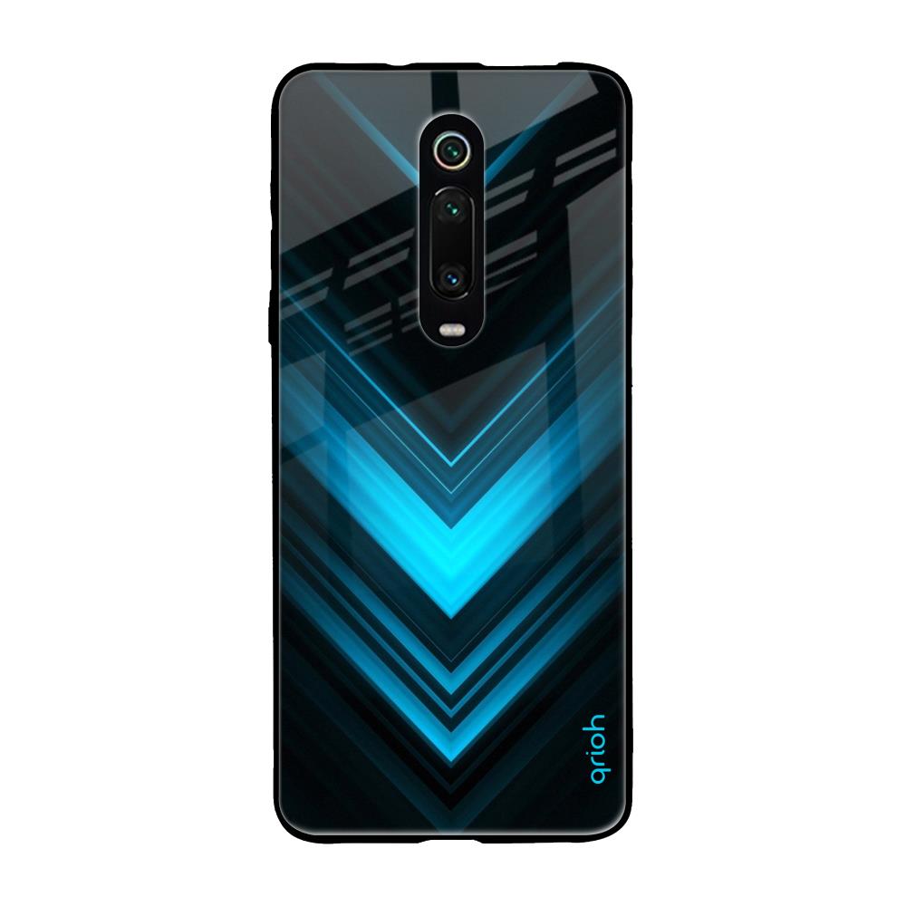 Vertical Blue Arrow Xiaomi Redmi K20 Glass Back Cover Online