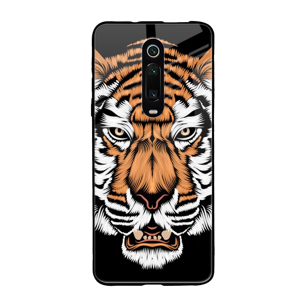 Angry Tiger Xiaomi Redmi K20 Glass Back Cover Online