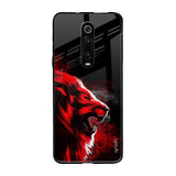 Red Angry Lion Xiaomi Redmi K20 Glass Back Cover Online