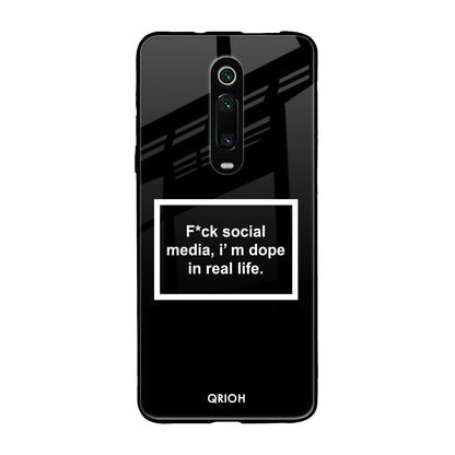 Dope In Life Xiaomi Redmi K20 Glass Back Cover Online