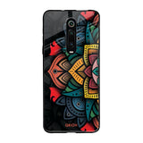 Retro Gorgeous Flower Xiaomi Redmi K20 Glass Back Cover Online