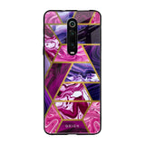 Electroplated Geometric Marble Xiaomi Redmi K20 Glass Back Cover Online