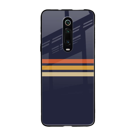 Tricolor Stripes Xiaomi Redmi K20 Glass Cases & Covers Online