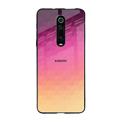 Geometric Pink Diamond Xiaomi Redmi K20 Glass Back Cover Online