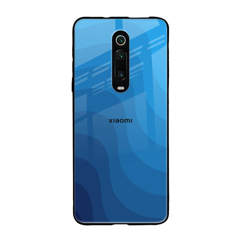 Blue Wave Abstract Xiaomi Redmi K20 Glass Back Cover Online