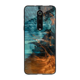 Golden Splash Xiaomi Redmi K20 Glass Back Cover Online